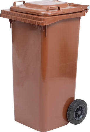 Ics Bidone Quadro Per Differenziata Lt. 120 - Cm. 55X50X94 H Col. Marrone