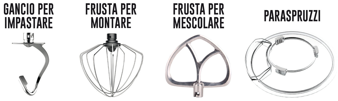 Impastatrice Planetaria 1.400 W Lt. 8