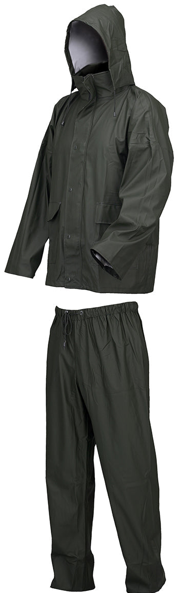 Industrial Starter Impermeabile Completo Lluvia Col. Verde Mis. Xl