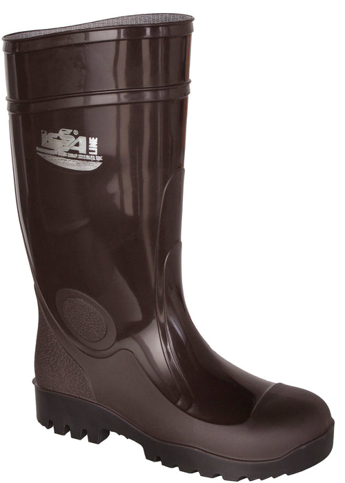 Industrial Starter Stivali Da Lavoro In Nitrile Issagum Ginocchio Col. Marrone Mis. 39