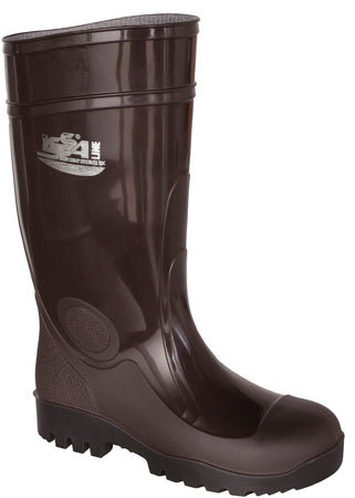 Industrial Starter Stivali Da Lavoro In Nitrile Issagum Ginocchio Col. Marrone Mis. 45