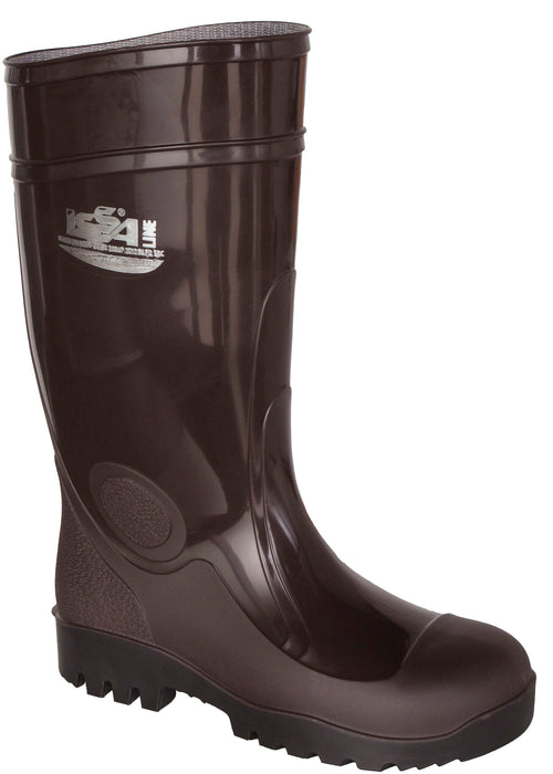 Industrial Starter Stivali Da Lavoro In Nitrile Issagum Ginocchio Col. Marrone Mis. 46