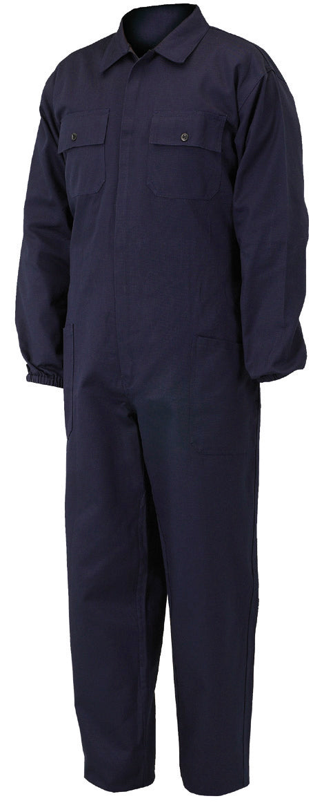 Industrial Starter Tuta Con Cerniera 100% Cotone Col. Blu Tg. L