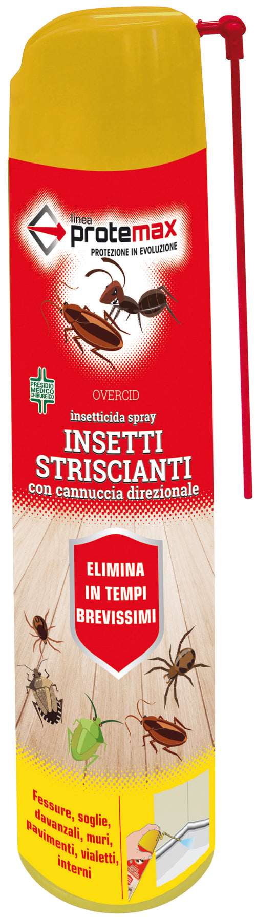 Insetticida Spray Insetti Striscianti Ml. 500 Con Cannuccia 24.00 Pz