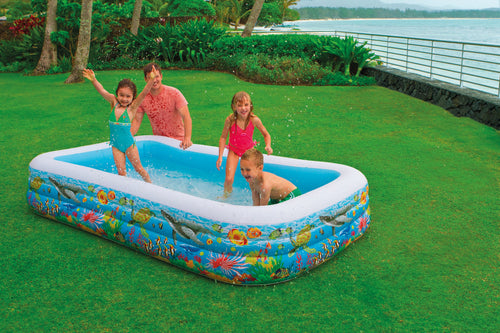 Intex Piscina Gonfiabile Family Tropical Cm. 305X183X56 H (Lt. 1.050) 2.00 Pz
