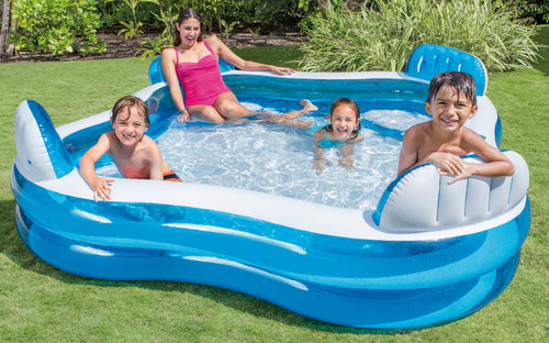 Intex Piscina Quadrata Family Cm. 229X229X66 H (Lt. 990)
