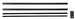Iseo Coppia Aste Per Scrocchi Per Maniglione Antipanico Idea Base Art. 94100205