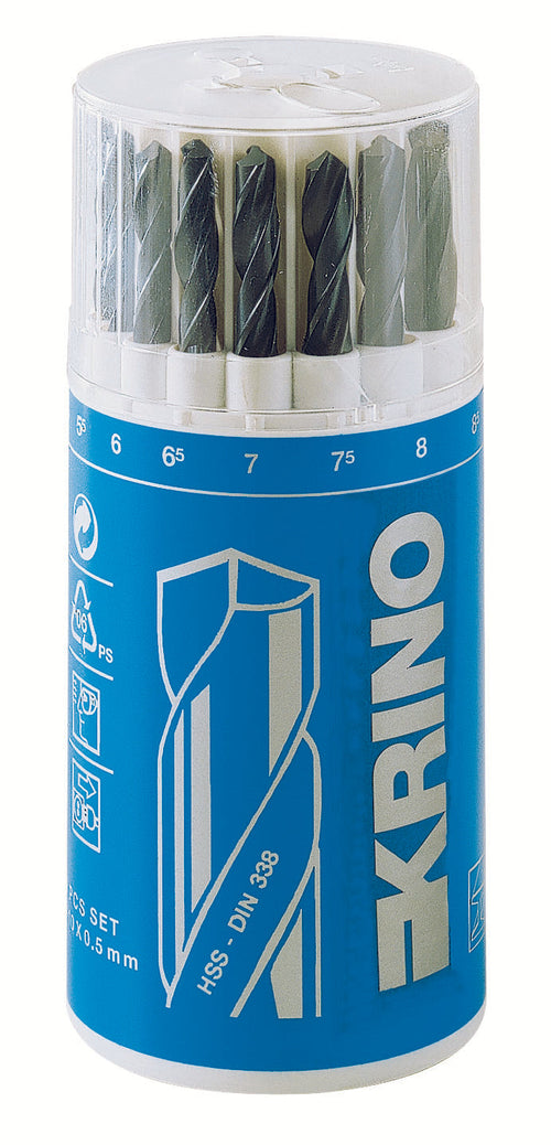Krino Assortimento Punte Per Metallo Hss Pz. 19