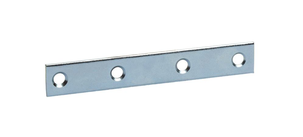 Lastrina Diritta Acciaio Zincato 100 Pz. 4 Fori Mm.100