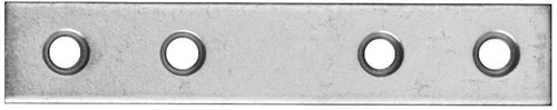Lastrina Diritta Inox 100 Pz. 4 Fori Mm.60