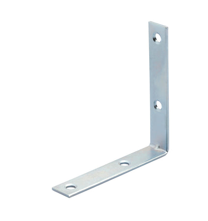Lastrina Piegata Acciaio Zincato 100 Pz. 4 Fori Mm. 50X50