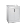 Lavatoio In Resina Bianco In Kit Cm. 60X50X86 H