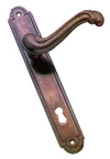 Maniglia Barocco Con Placca Foro Patent 4.00 Pz