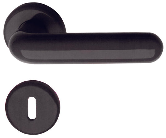 Maniglia Nylon Con Rosetta Quadro 8 Col. Bianco 12.00 Pz