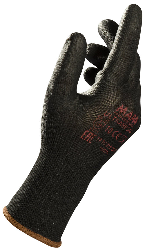 Mapa Guanti In Poliuretano Ultrane 548 Col. Nero Tg. 9 12.00 Paia