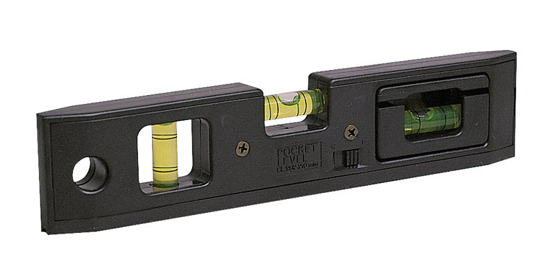 Metrica Livella Tascabile A 3 Bolle In Abs Con Base Magnetica Cm. 21