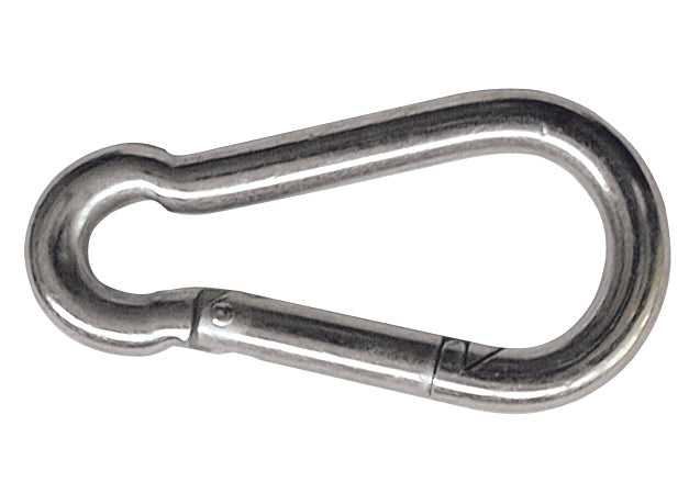 Moschettone Tipo Pompiere In Acciaio Zincato Mm. 60 50.00 Pz