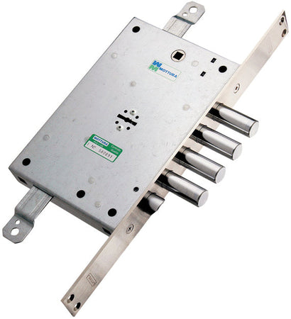 Mottura Serratura Porte Blindate Appl. D/M 4M+S Trip. Art. 52.771 E.63 Reversibile Interasse 37