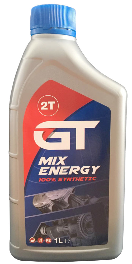 Olio Miscela 2 T 100% Sintetico Lt.1 (Colore Verde) 20.00 Pz