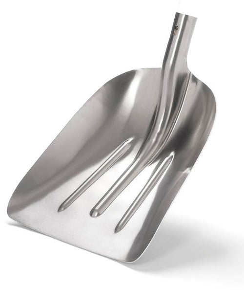 Pala Per Neve E Grano Alluminio Cm. 40X33 Con Manico Cm. 130
