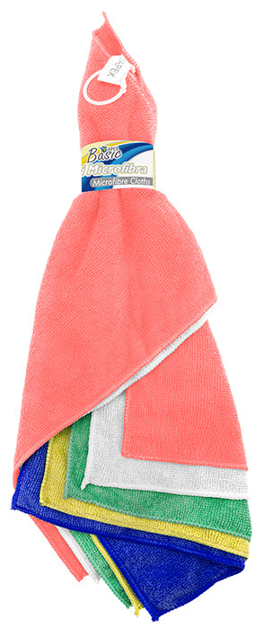 Panno Microfibra 5 Pz. Col.Assortiti Cm. 30X38 24.00 Confezioni