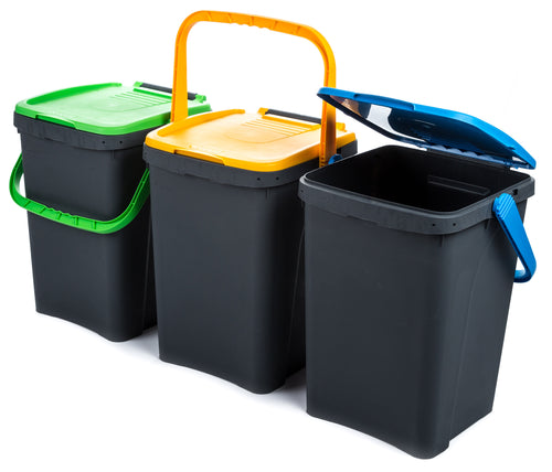 Pattumiera Lt. 20 - Cm. 34,5X34,5X34,5 H Col. Assortiti 6.00 Pz