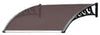 Pensilina Policarbonato Mod. Alveolare Marrone Cm. 80X120