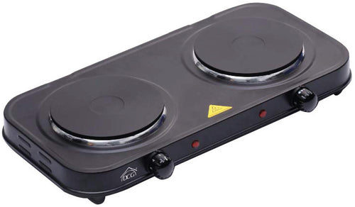 Piastra Elettrica 2 Fuochi 2.000 W
