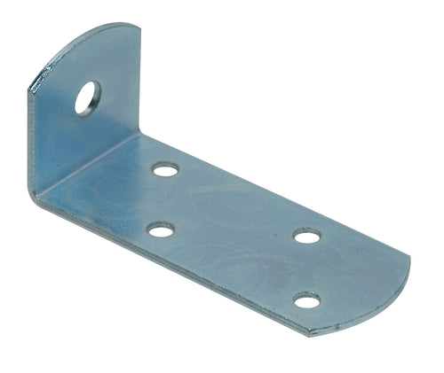 Piastrina Di Giunzione Angolare Ferro Zincato 50 Pz. Mm.30X30X70