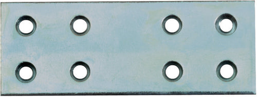 Piastrina Di Giunzione Diritta Ferro Zincato 50 Pz. Mm.60X30