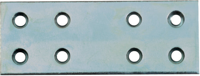 Piastrina Di Giunzione Diritta Ferro Zincato 50 Pz. Mm.60X30