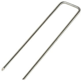 Picchetto In Metallo Telo Pacciamatura Mm. 180X40 Ø 4,0 Mm 25.00 Pz