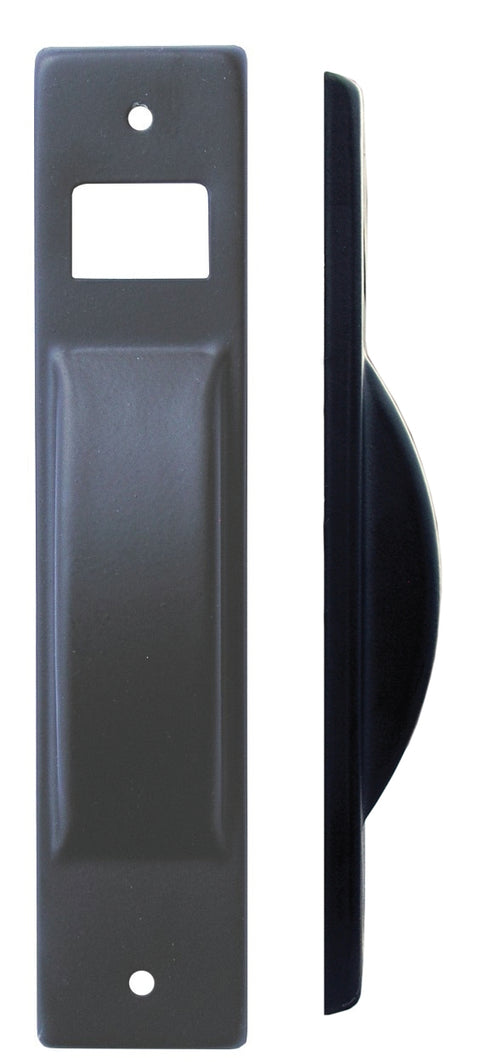 Placca Per Avvolgitore Semincasso Con Interasse Cm. 40X195 Interasse Mm. 165 Col. Nero