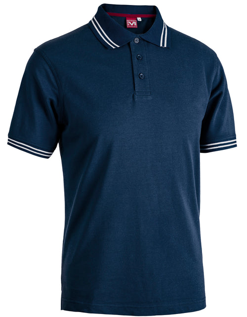 Polo Smith Col. Blu Navy/Bianco Mis. M