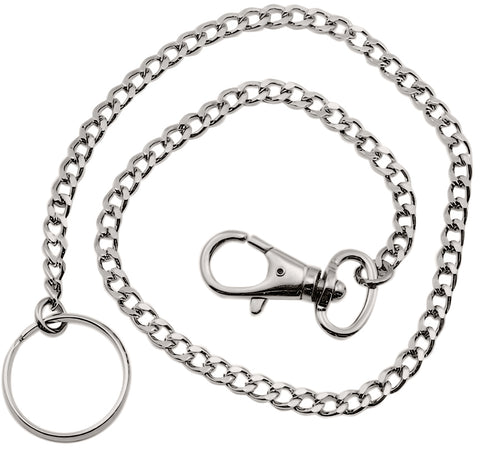 Portachiavi Con Catenella In Acciaio Cromato Cm. 47 20.00 Pz
