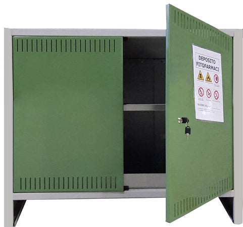 Prometal Armadio Per Fitofarmaci Cm. 100X40X80 H Componibile