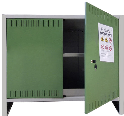 Prometal Armadio Per Fitofarmaci Cm. 100X40X80 H Componibile