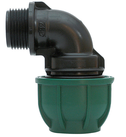 Raccordo A Compressione Pn10 Gomito 90 ° F/M Mis. 25X3/4 10.00 Pz