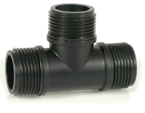 Raccordo Filettato A T Maschio Per Tubo In Polietilene Mis. 1X1X1 25.00 Pz