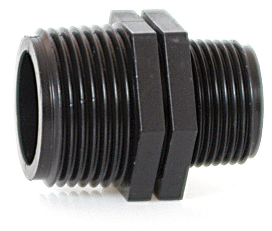 Raccordo Filettato Nipplo Ridotto Per Tubo In Polietilene Mis.1.1/2X1 20.00 Pz