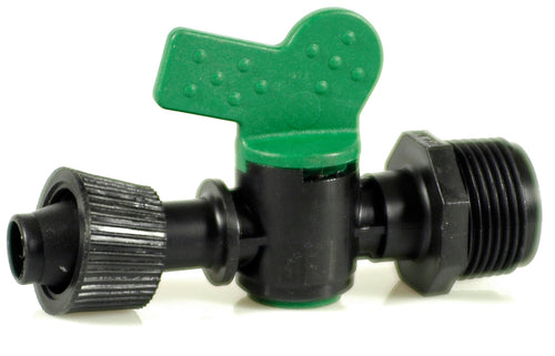 Raccordo Per Ala Gocciolante Valvola Filetto Maschio Mm. 16X1/2 50.00 Pz