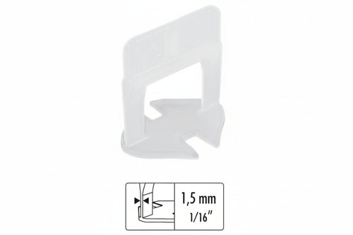 Raimondi Base Livellante Con Feritoia Per Cuneo H Mm. 12 Fuga Mm. 1,5 - 500 Pz.