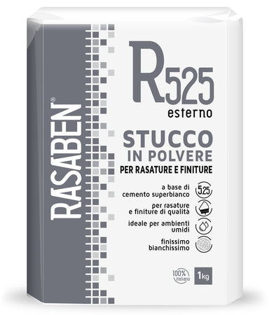 Rasaben Stucco In Polvere Per Esterni R525 Kg. 1 24.00 Pz