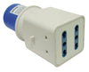 Reer Adattatore Industriale Cee Spina Industriale/2 Prese Bipasso 2P+T 10.00 Pz