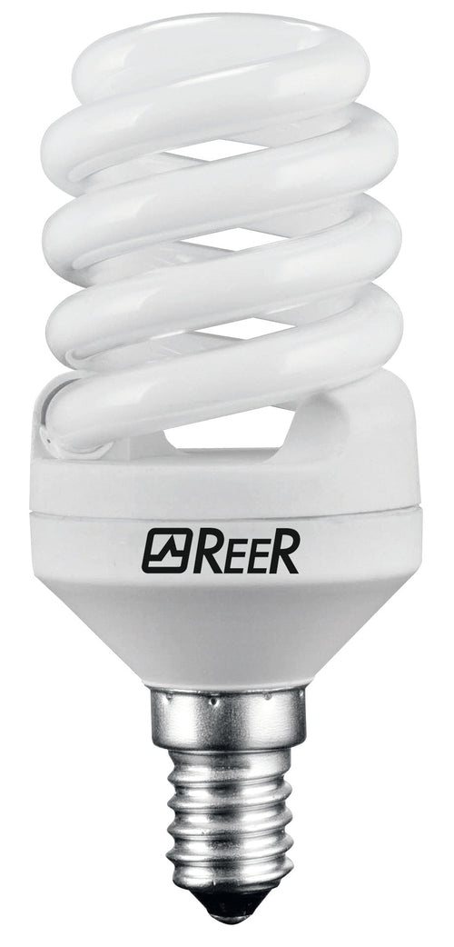 Reer Lampada Risparmio Ener. Micro E-Lite Spirale E14-Fredda 11W-532 Lumen