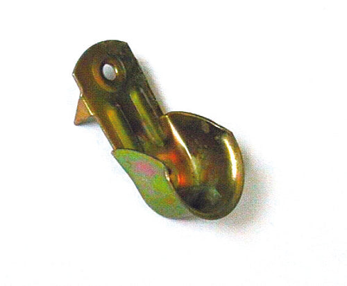 Reggitubo Per Armadi Laterale In Ferro Ottonato Ø Mm. 18