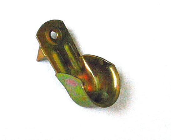 Reggitubo Per Armadi Laterale In Ferro Ottonato Ø Mm. 18