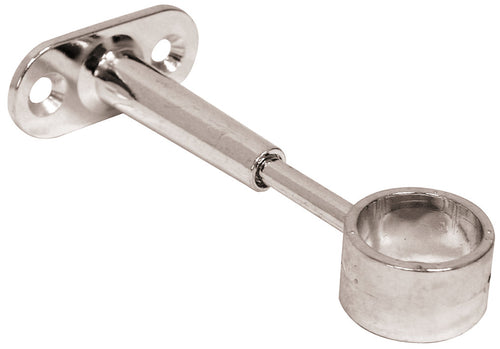 Reggitubo Per Armadi Regolabile Centrale Chiuso Cromato Ø Mm. 18 24.00 Pz