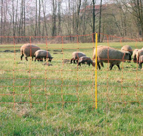 Rete Elettrificabile Per Ovini Ovinet H Cm. 108 Lungh. Mt. 50 Con 14 Paletti Punta Singola