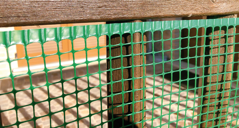Rete In Plastica Quadranet X Balconi Maglia Mm. 5X5 Rotolo Mt.50 H. Cm. 100 - Verde